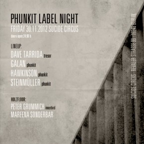 Phunkit Label Night at Suicide Circus - Friday, 30 November 2012